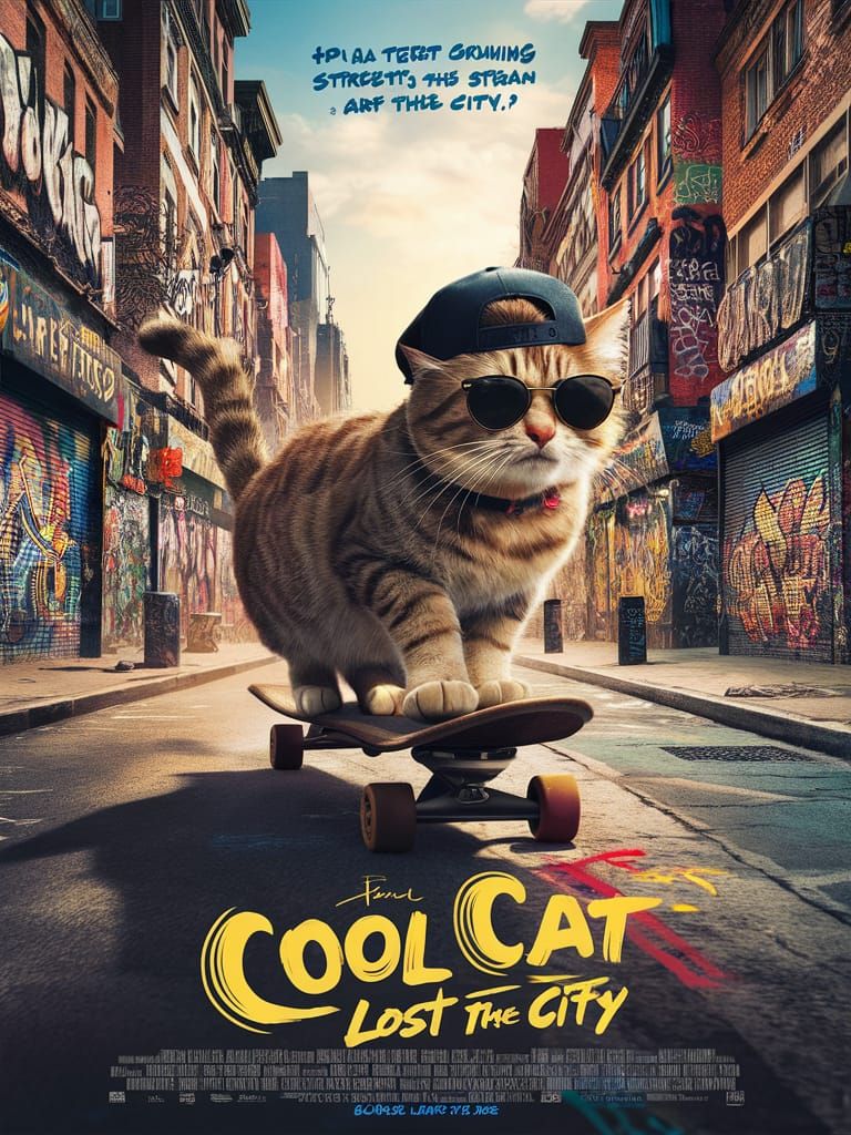 Movie Poster: Cool Cat  by @YYZ-5050