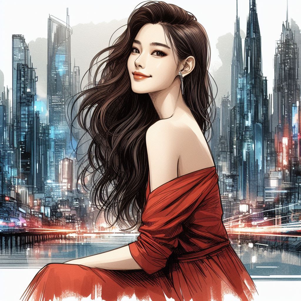 Shu Qi by Bill Sienkiewicz