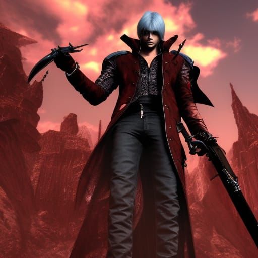 Vergil Devil May Cry - AI Generated Artwork - NightCafe Creator