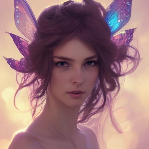 a beautiful fairy