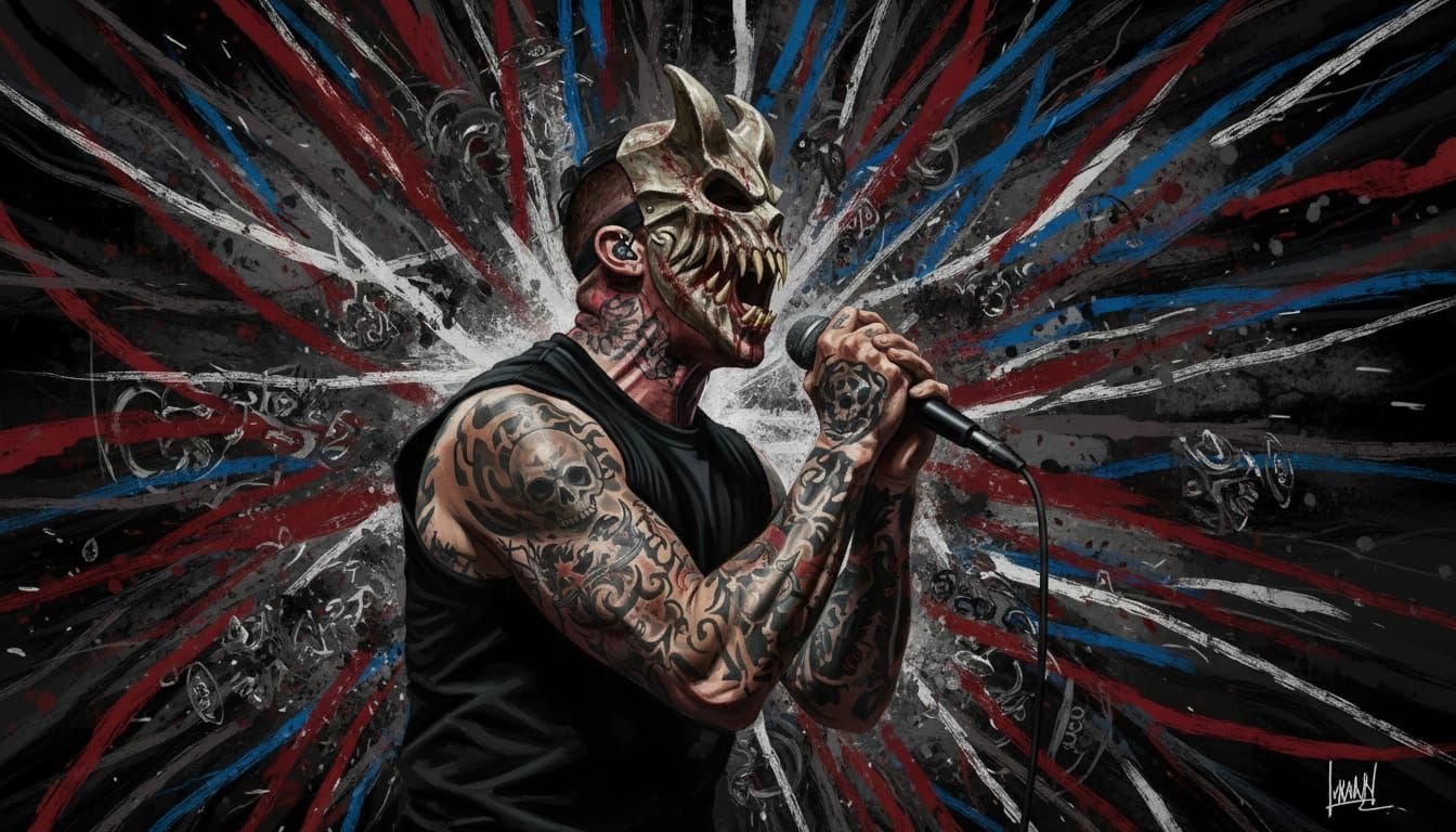 Alex Terrible — lead singer of the band Slaughter to Prevail