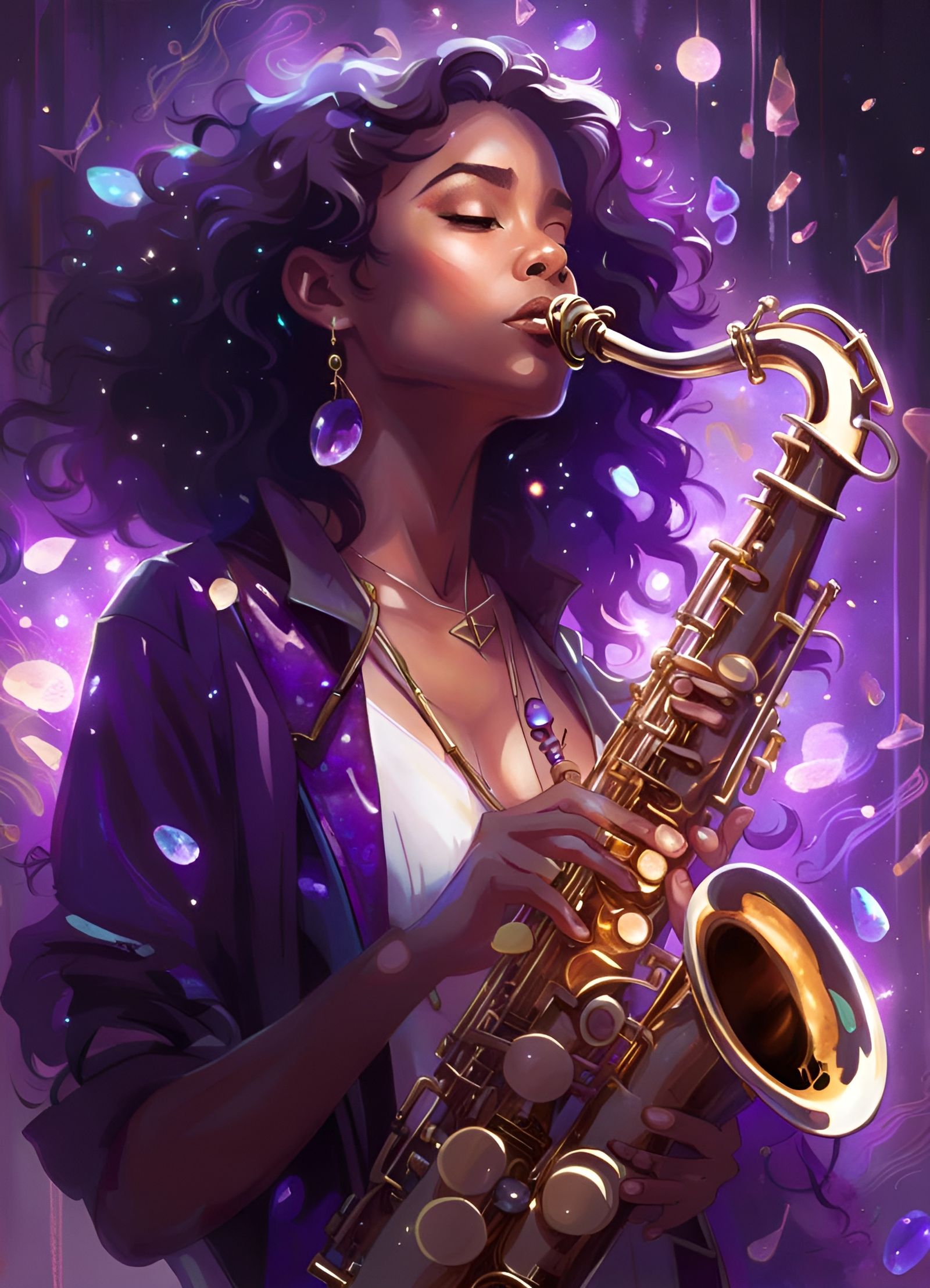 In the Blues  by @Shelly