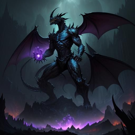 Bleu dark dragon