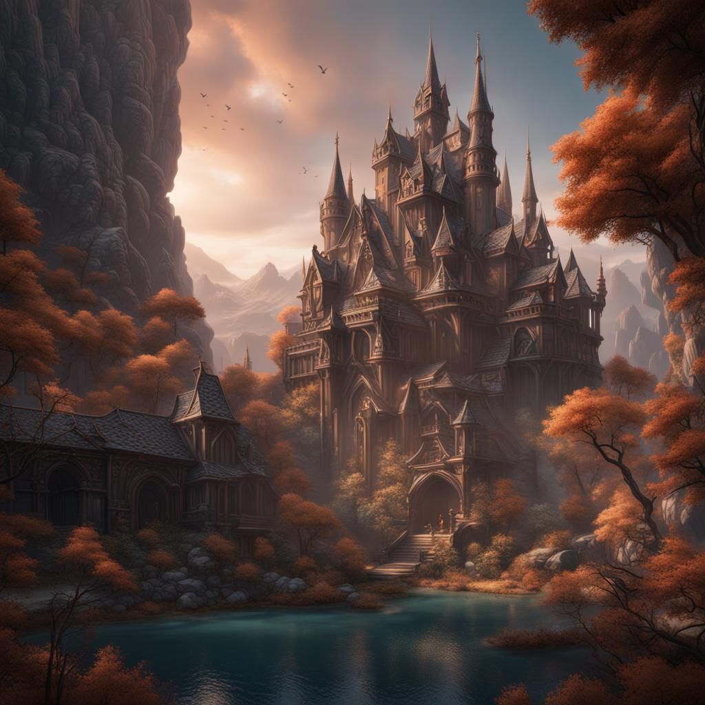 Hogwarts - AI Generated Artwork - NightCafe Creator