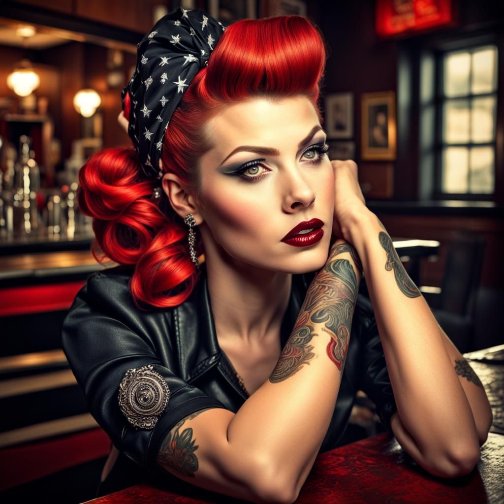 Rockabilly Glam     by @Red Kittie Kat