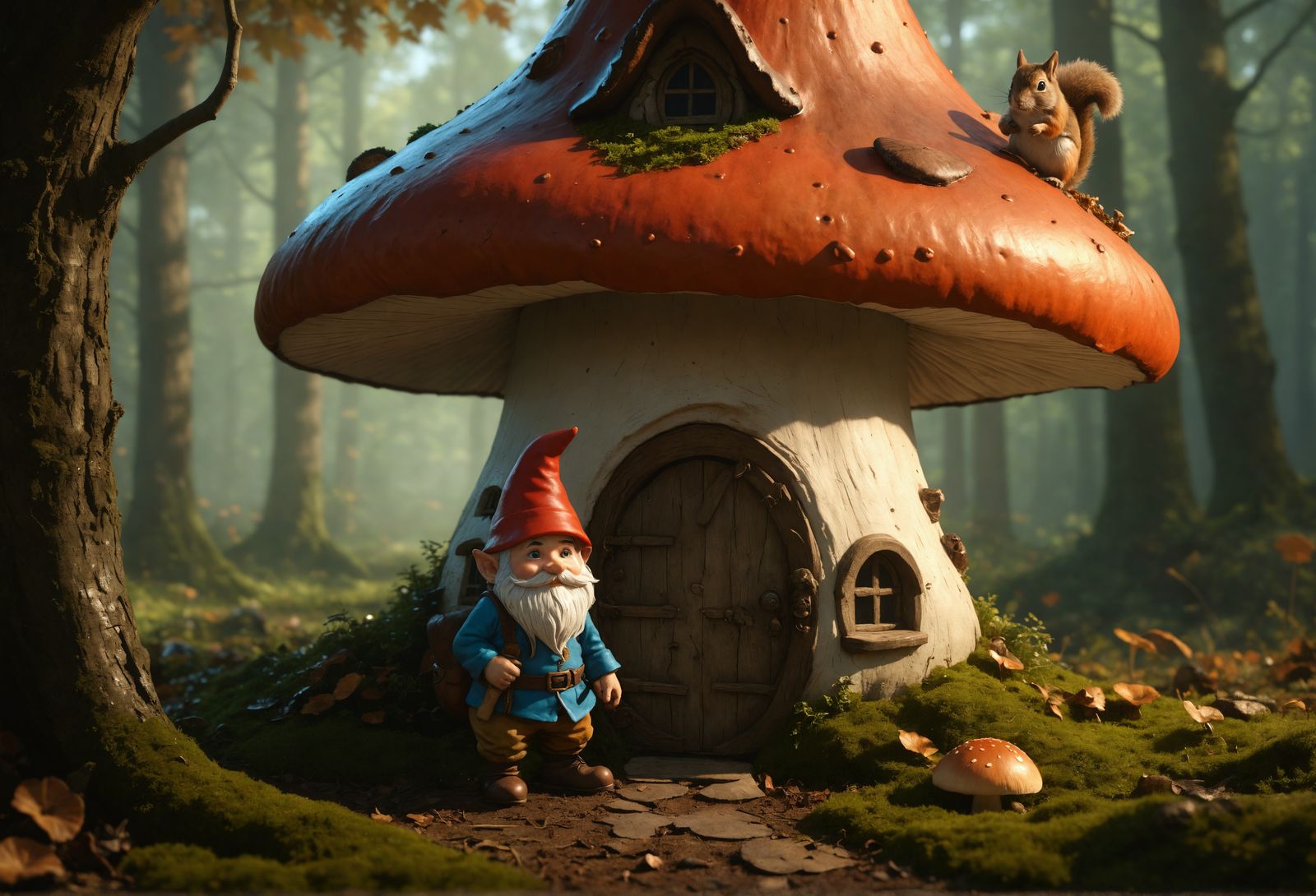 Mushroom House  by @Narolinus