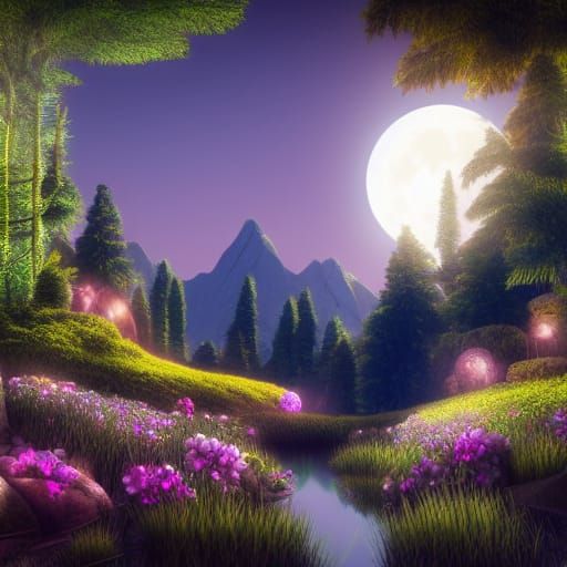 Secret flower garden