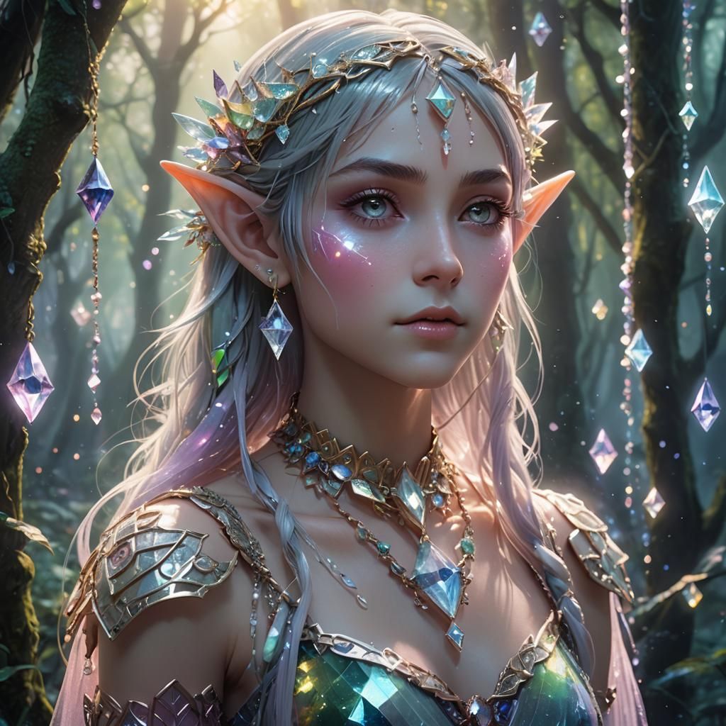 A mystical elf  by @Amryn Bell