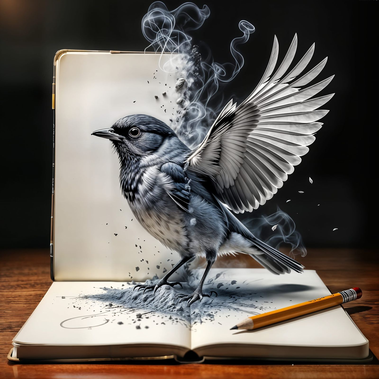 Pencil Metamorphis  by @Floe Joe 