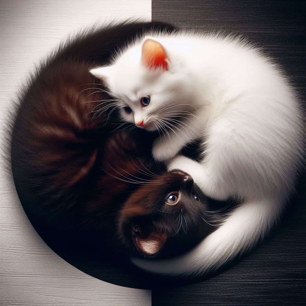 yin yang kittens