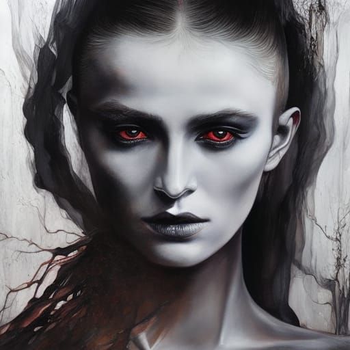 Bloody eyed - AI Generated Artwork - NightCafe Creator