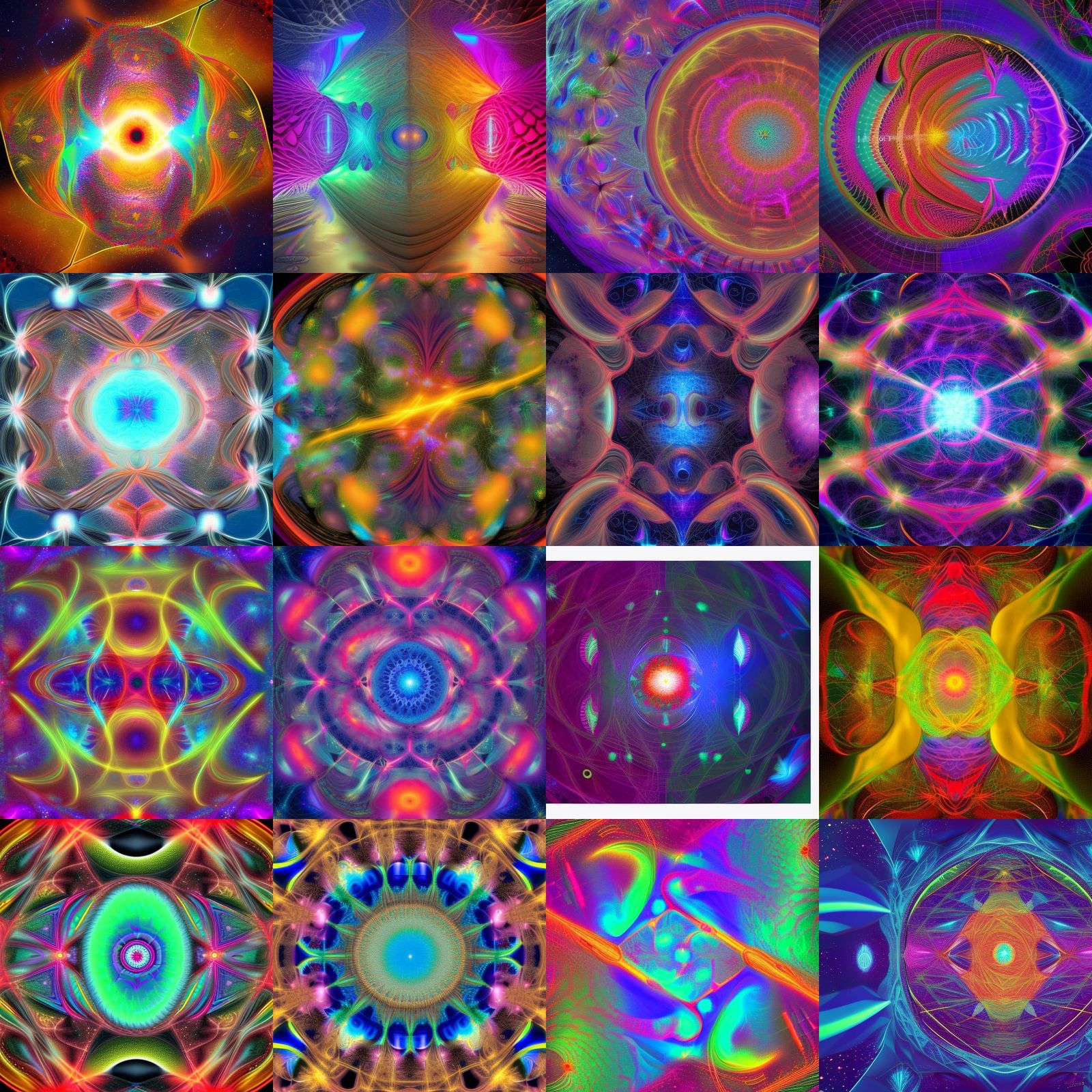 Parallel Fractal Multiverse - AI Generated Artwork - NightCafe Creator