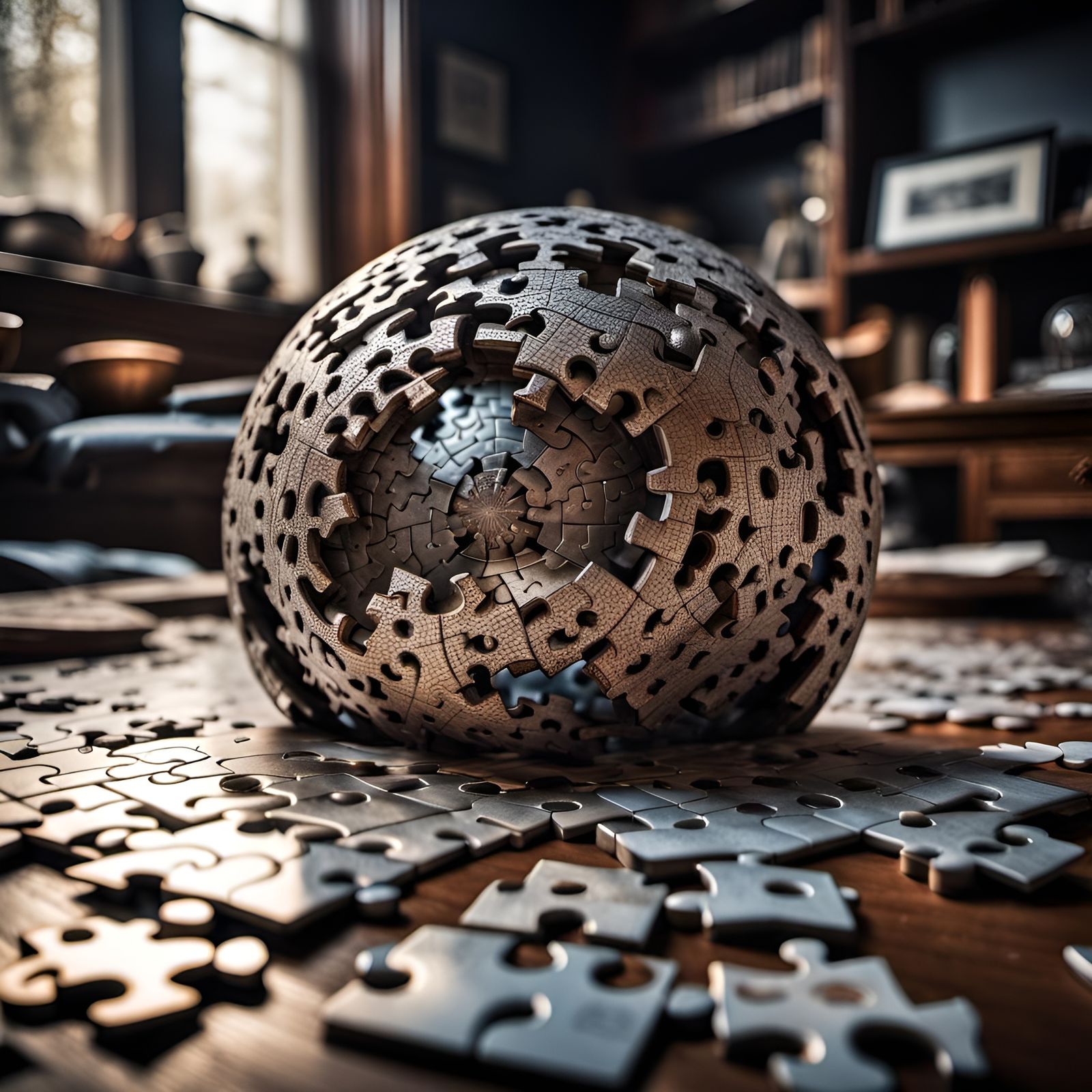 The puzzle of creation  by @Jade