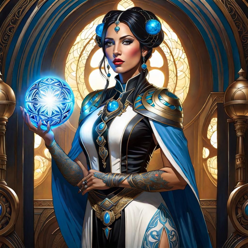 Ferula Sephiran, First Healer of Greymyst  by @Allen Brown