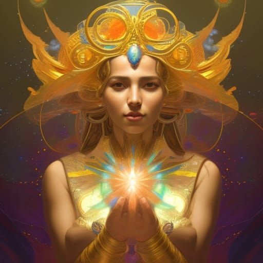 Cosmic Queen - AI Generated Artwork - NightCafe Creator