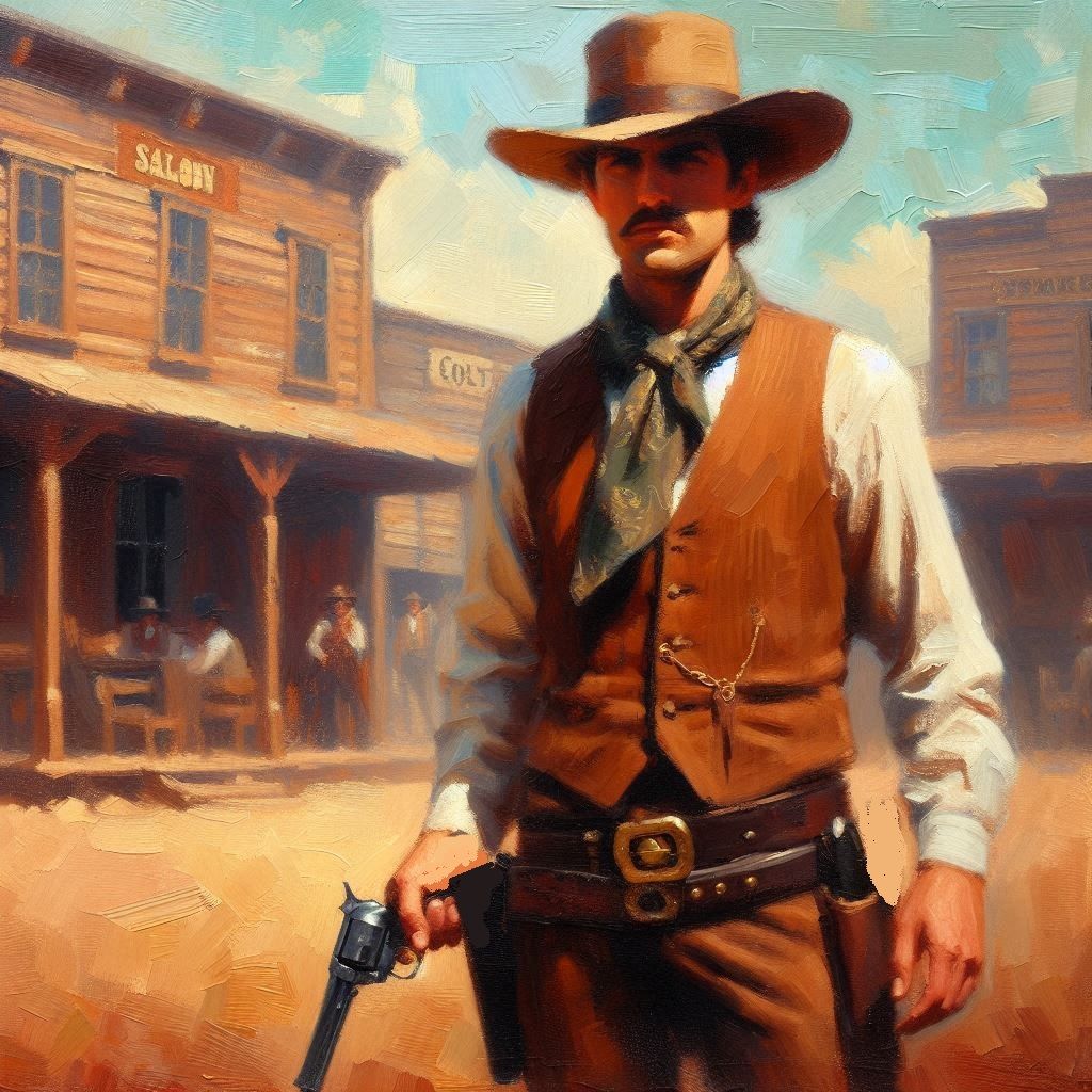 Gunfighter 2 in the style of Robert McGuire