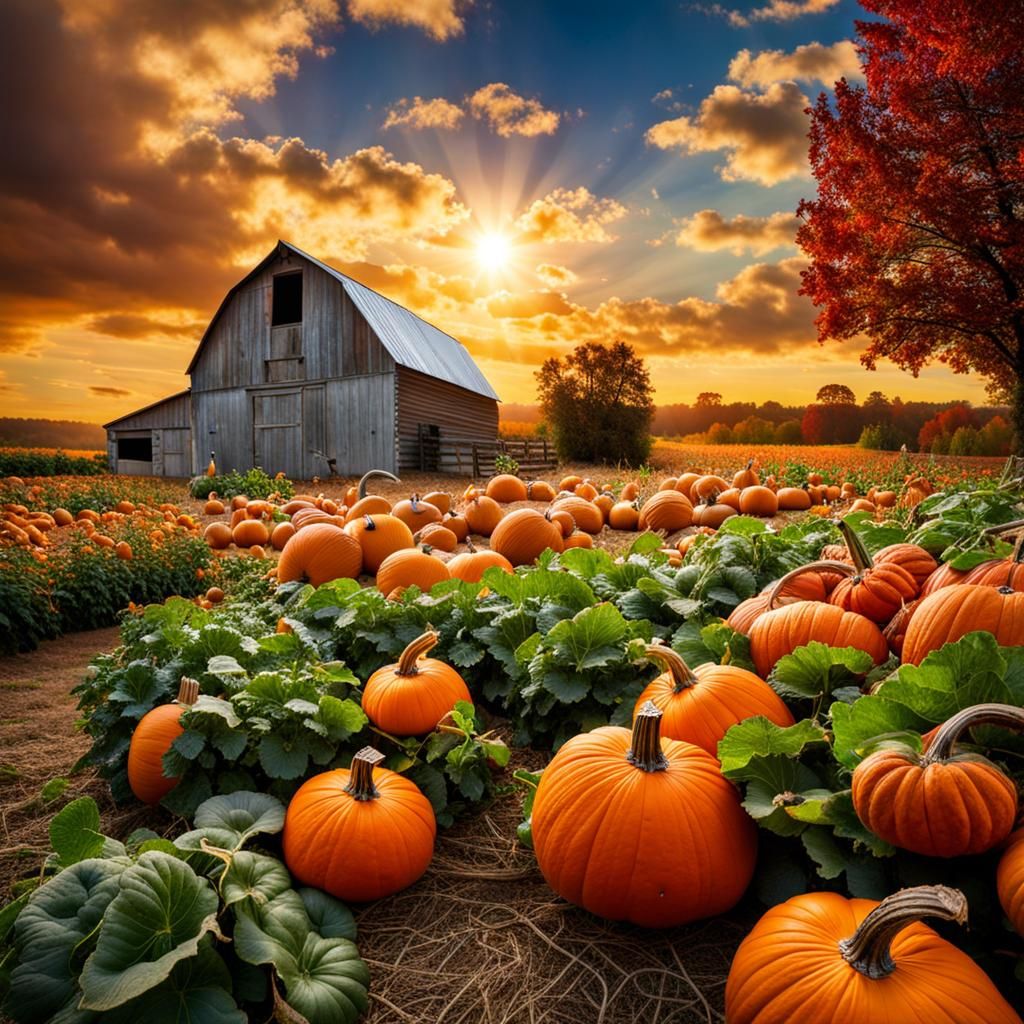 Fall Harvest - AI Generated Artwork - NightCafe Creator