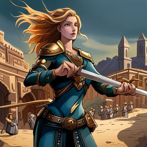elf Warrior preparing for battle