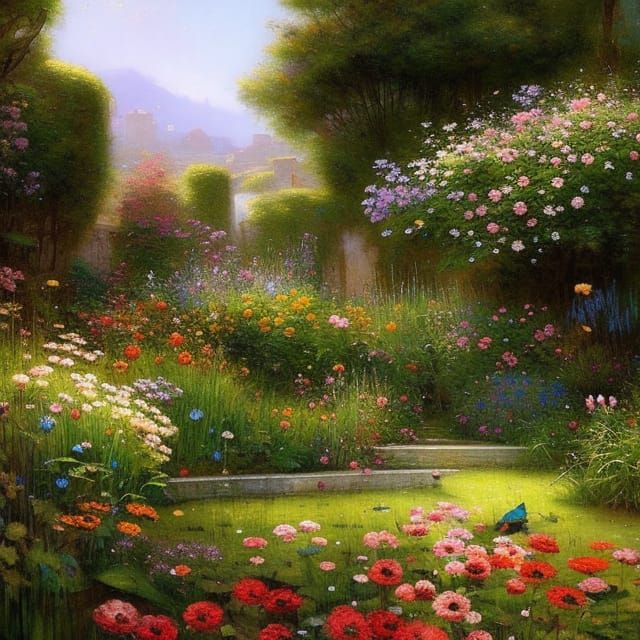 garden 4 - AI Generated Artwork - NightCafe Creator