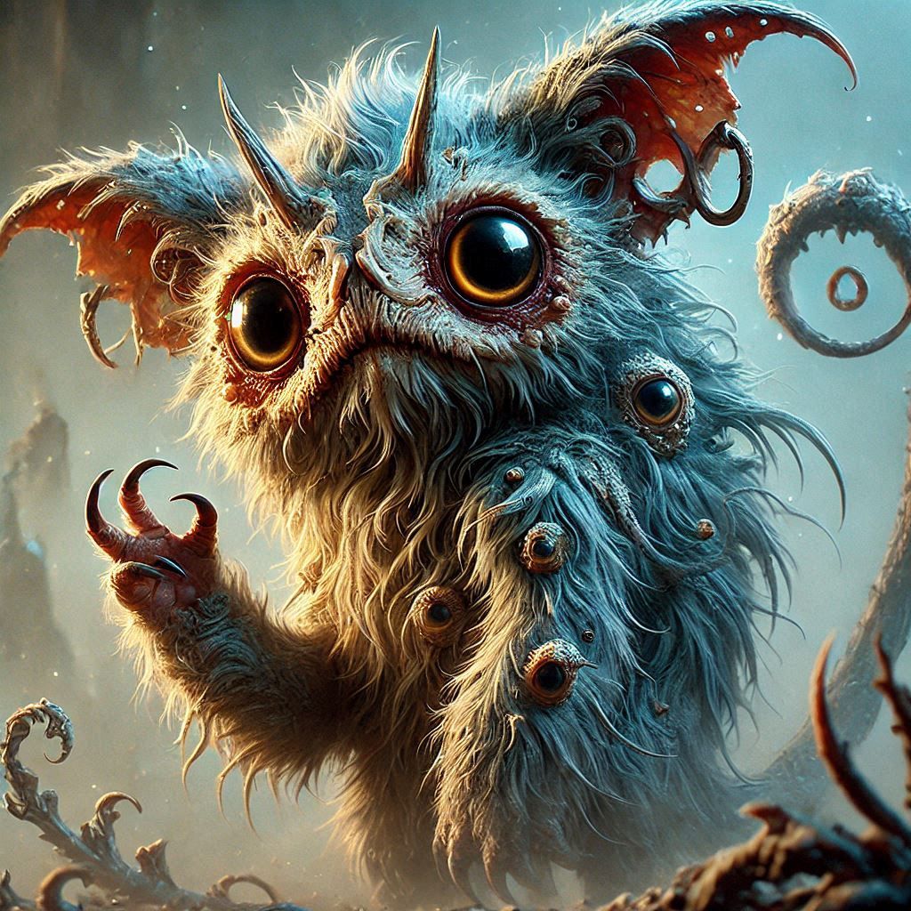 adorable fairy-tale fantasy creature portrait..