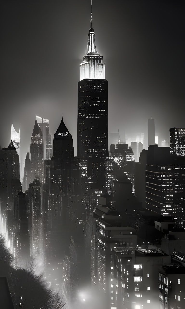 Shadowy City Streets