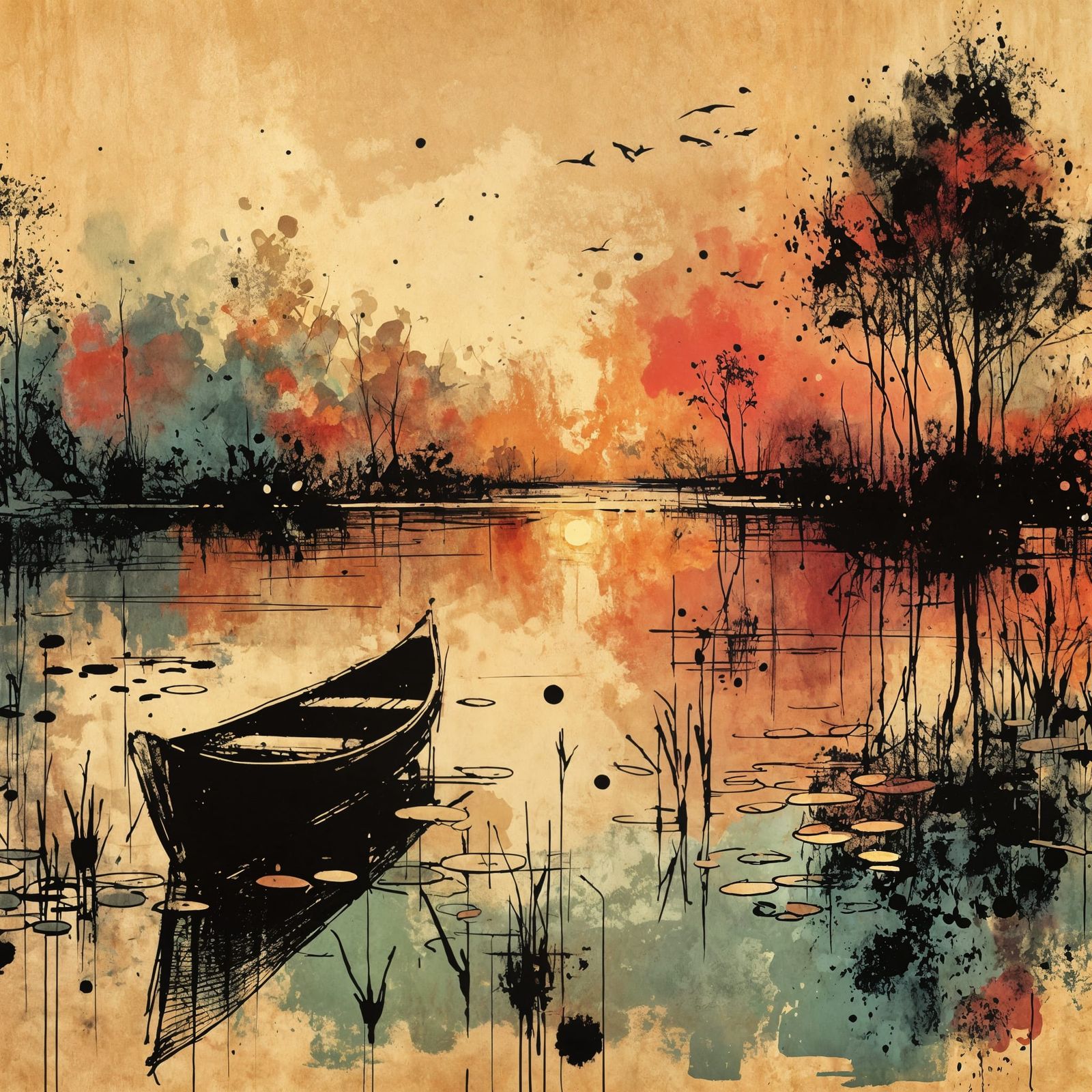 Silent Waters, Painted Skies