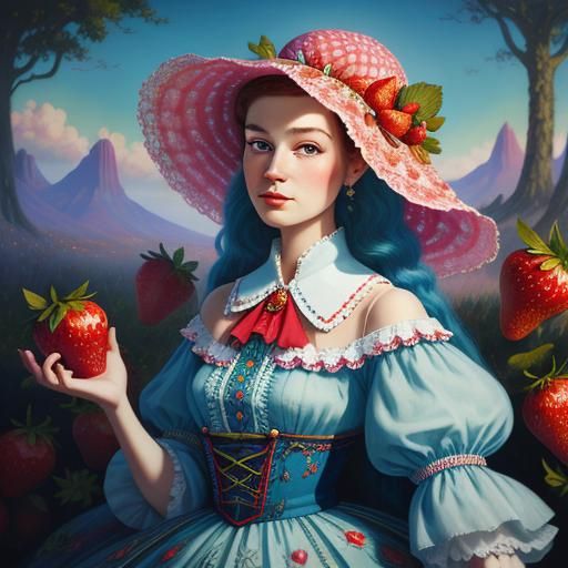 Strawberry fields forever / woman