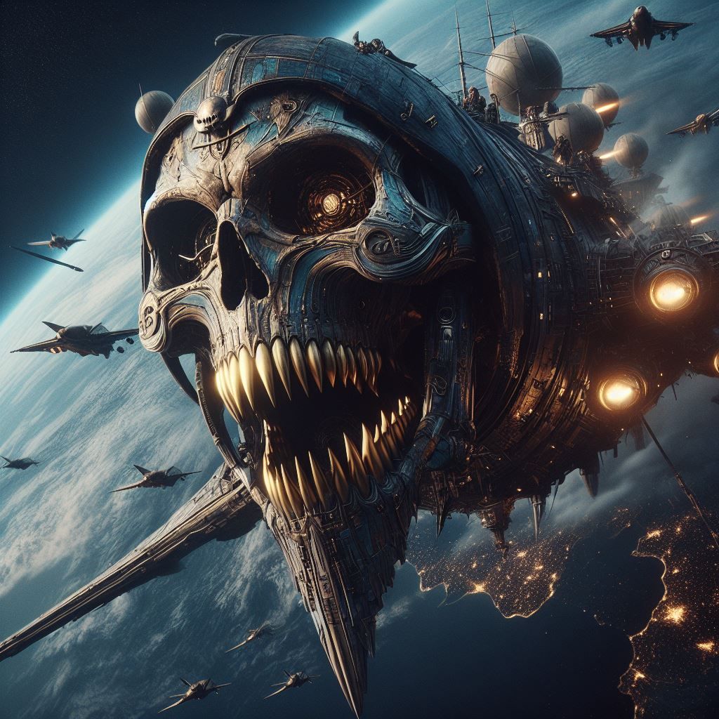 Skull spaceship MK V