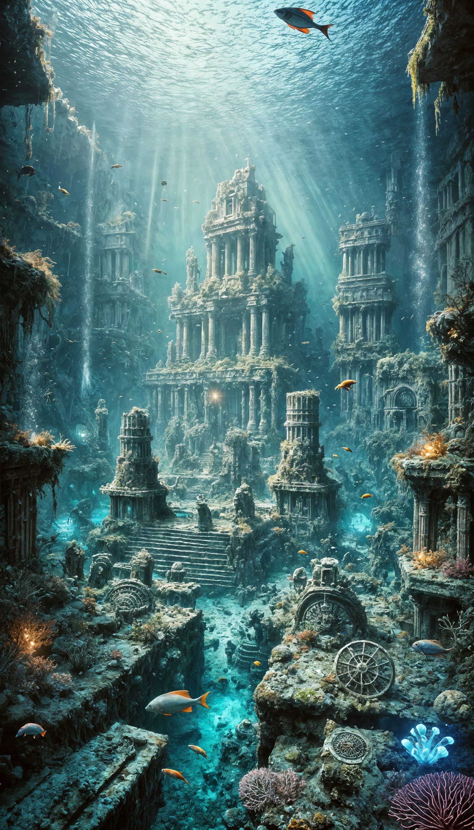 The Sunken Lost City of Atlantis