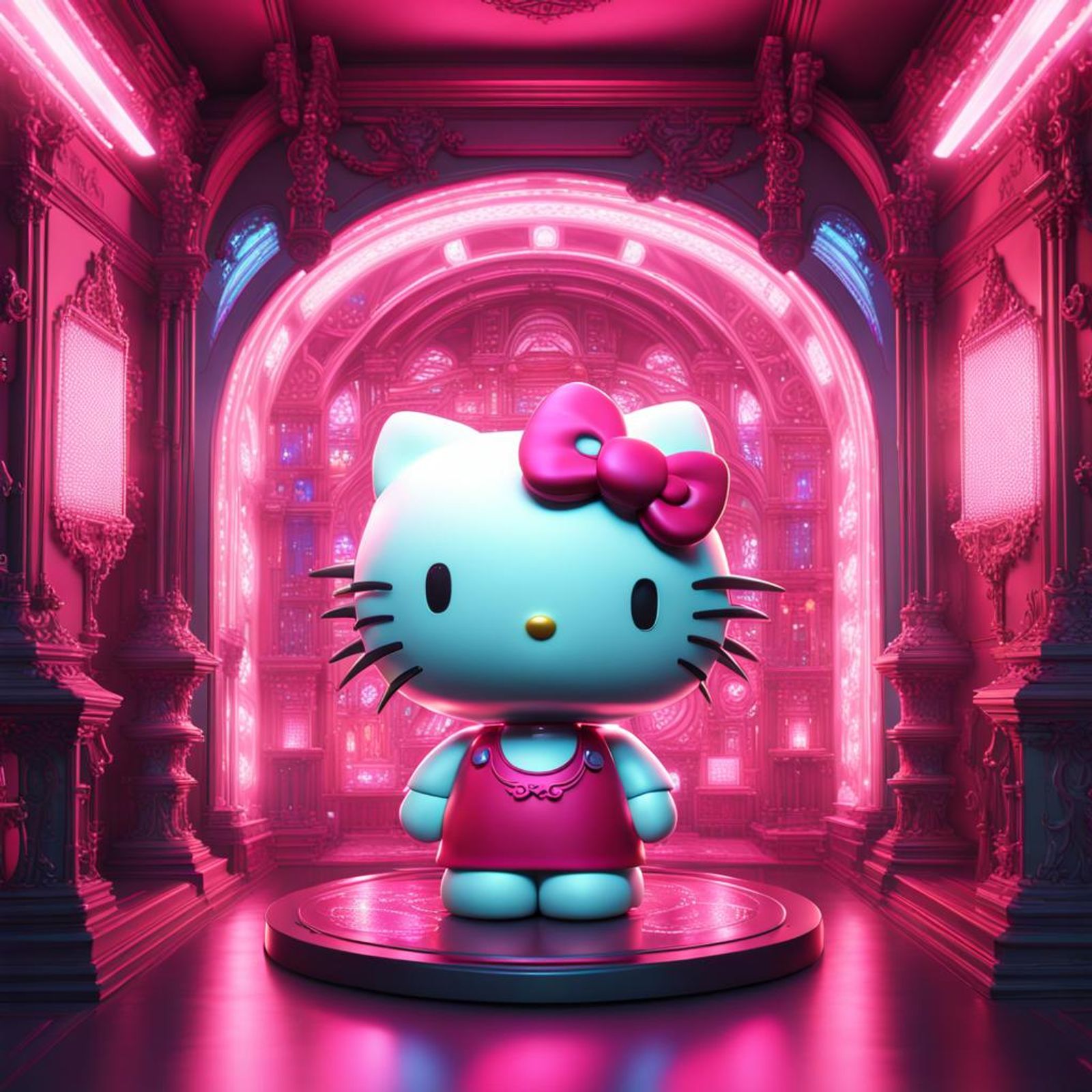 Hello Kitty Ai Generated Artwork Nightcafe Creator