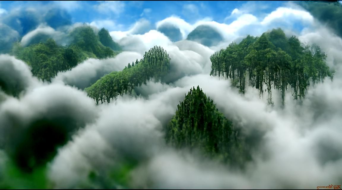 Forest of the clouds undefined