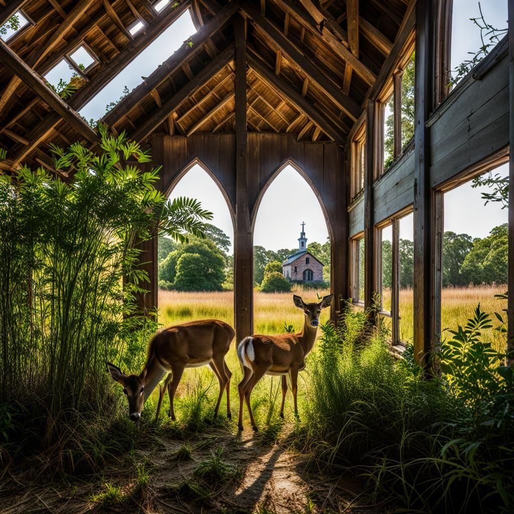 The ghost town of Portsmouth Village, Cape Lookout National Seashore  by @Krizza