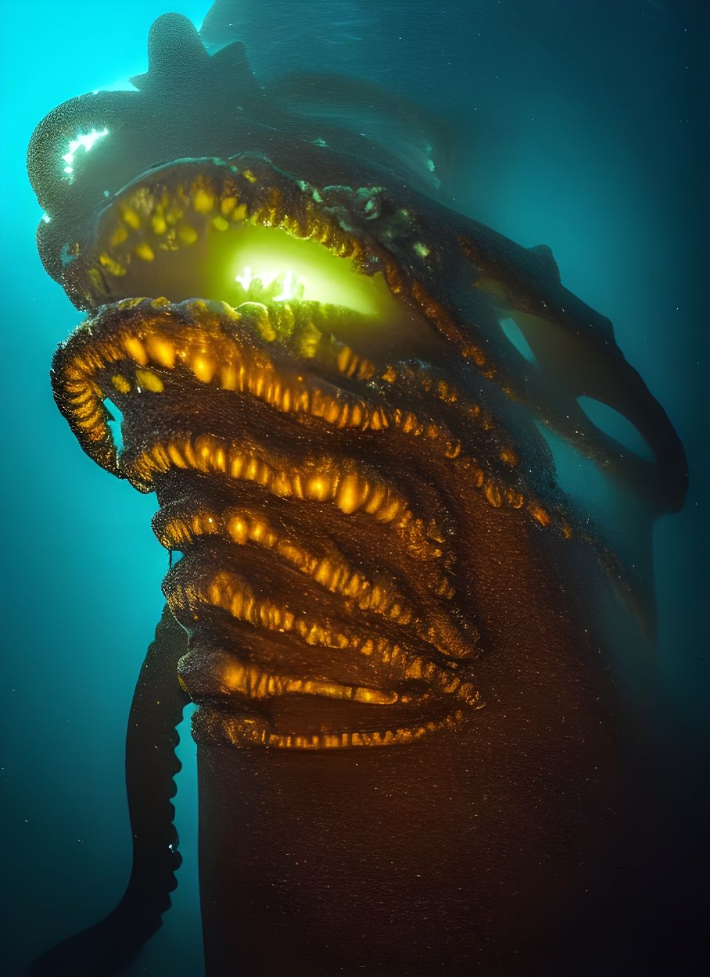 Deep Sea Horror - AI Generated Artwork - NightCafe Creator