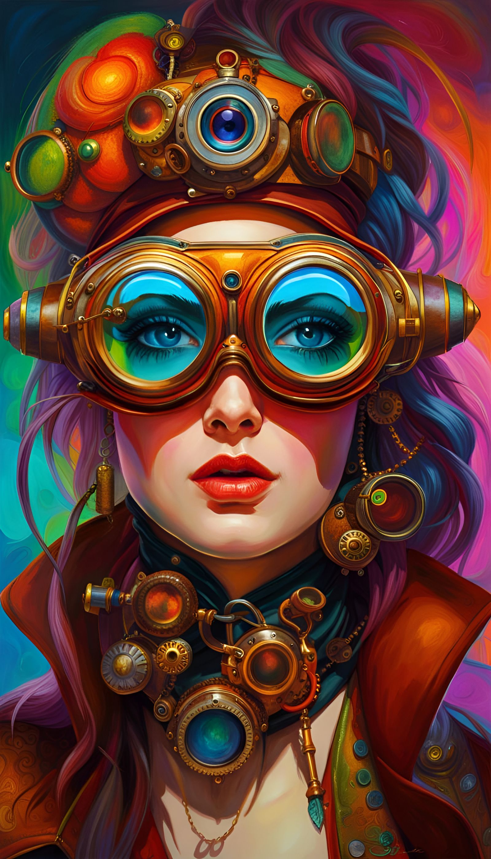 Steampunk Goggles  by @Kooky-Christy