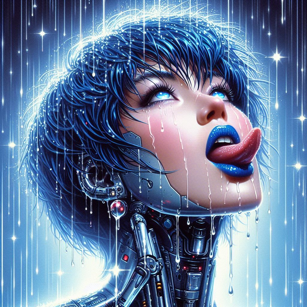 hajime sorayama retro 80s sci-fi futurism cyberpunk space ro...