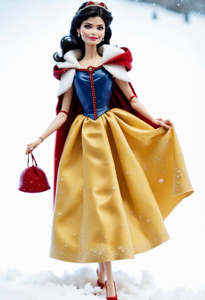 Snow white barbie discount cartoon