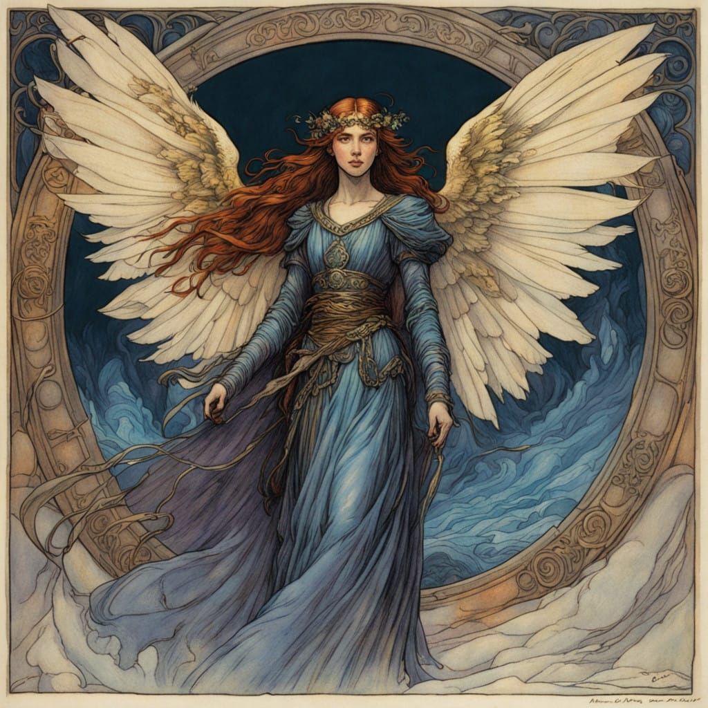 Iris, Goddess of the Rainbow, Messenger of the Gods.  by @Nenad Trifunov Karamazov