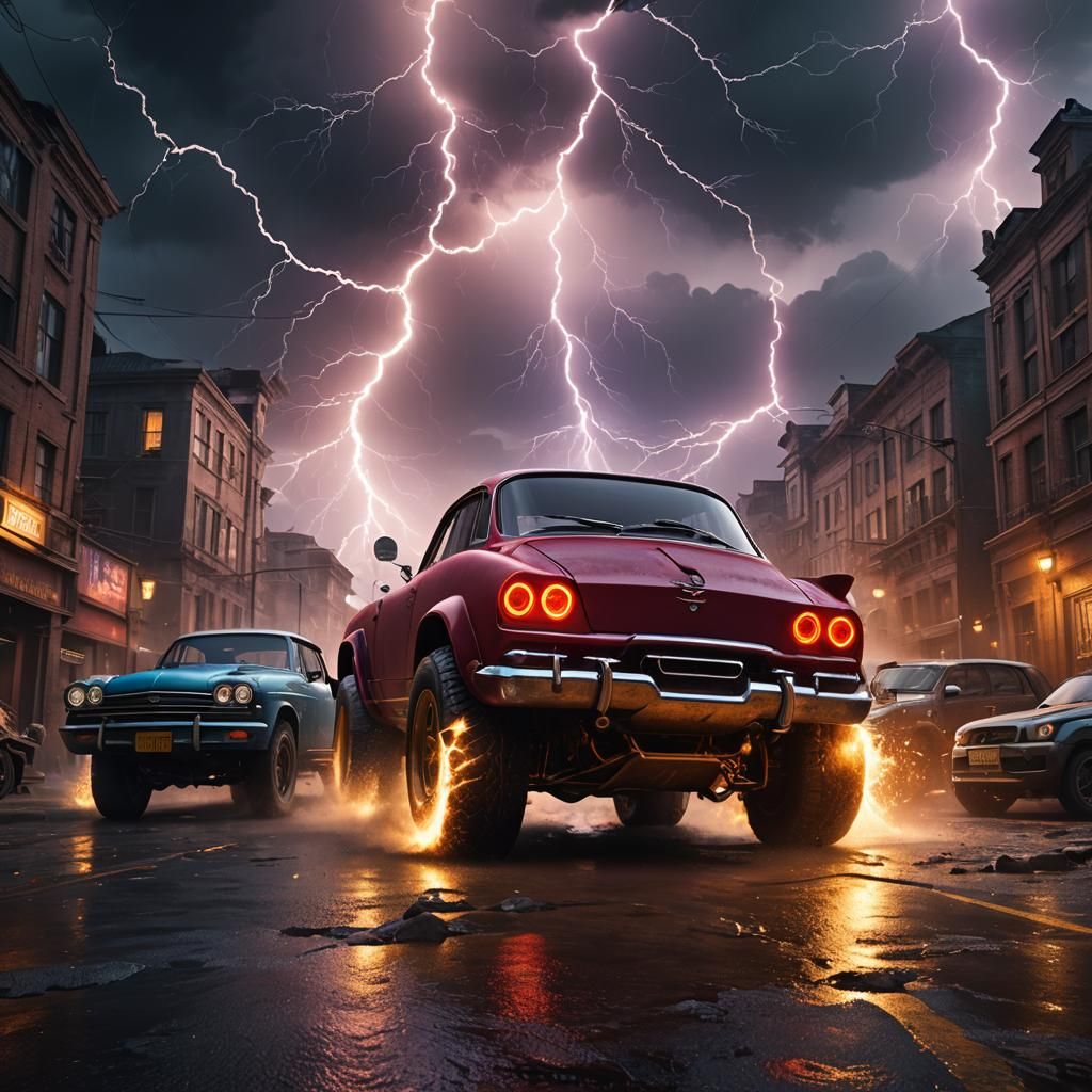 cars with lightning