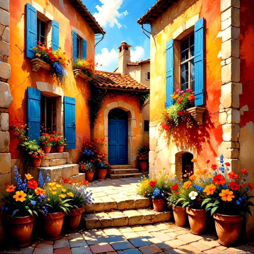 Village du sud de la France  by @MMM29