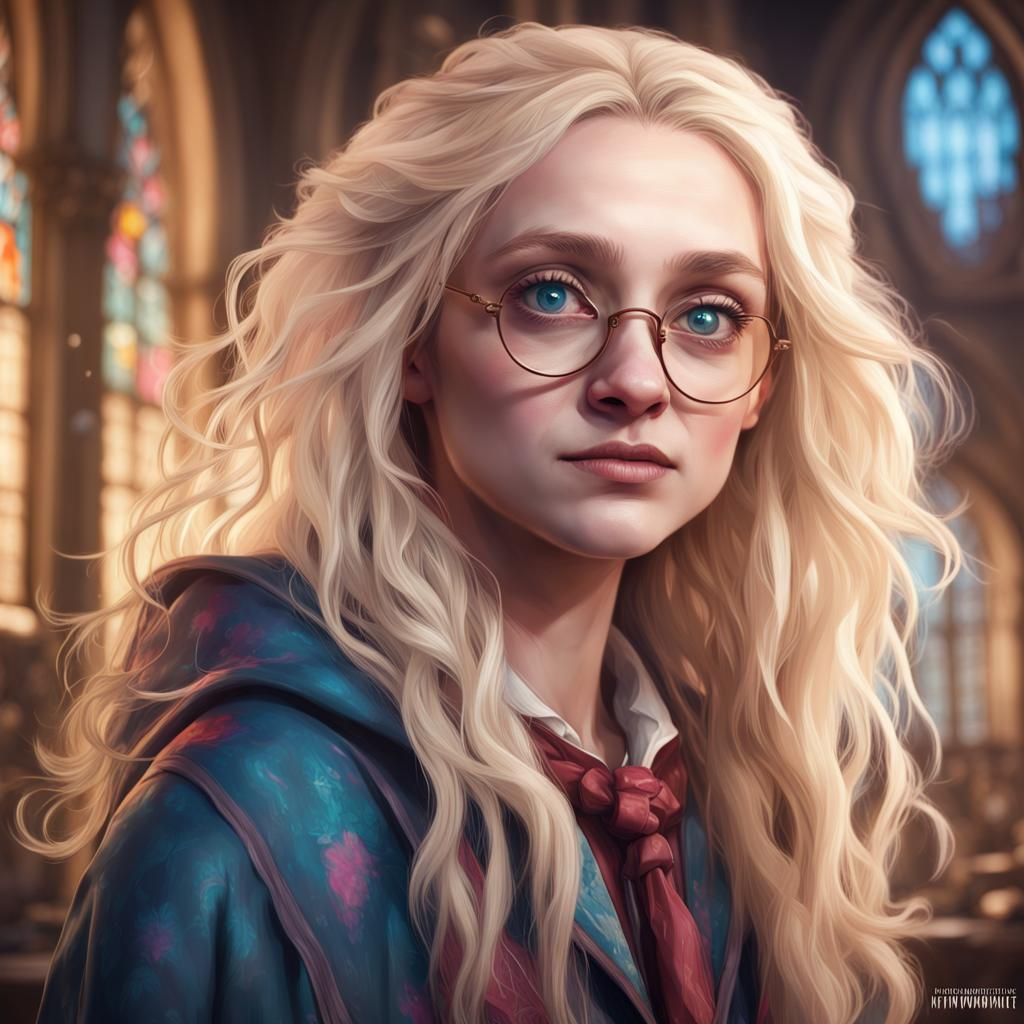 Luna Lovegood From Harry Potter - AI Generated Artwork - NightCafe Creator