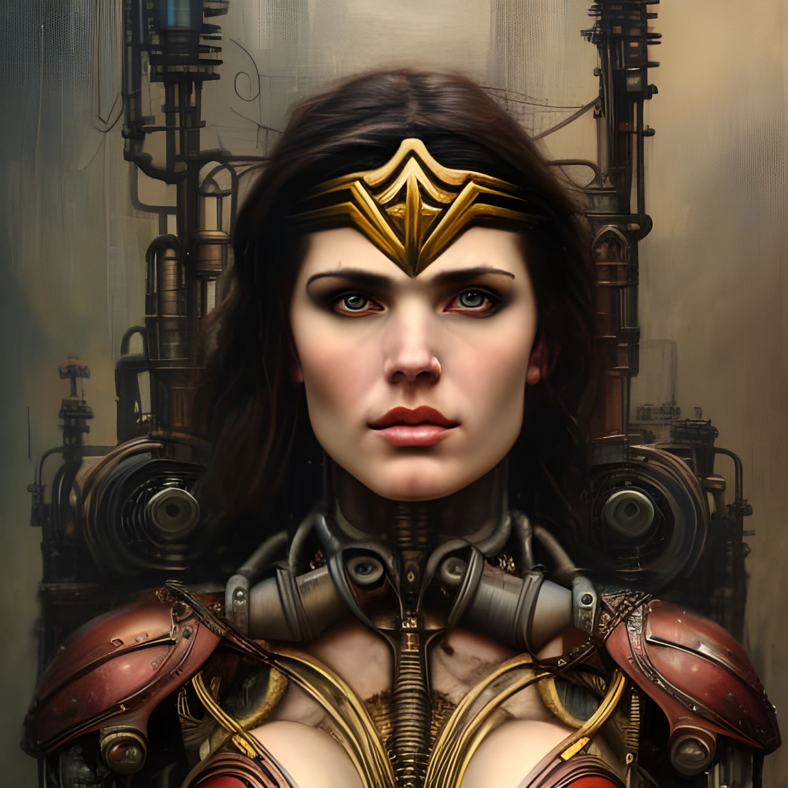 Wonder Woman RPG Video Game Character - AI Generated Artwork