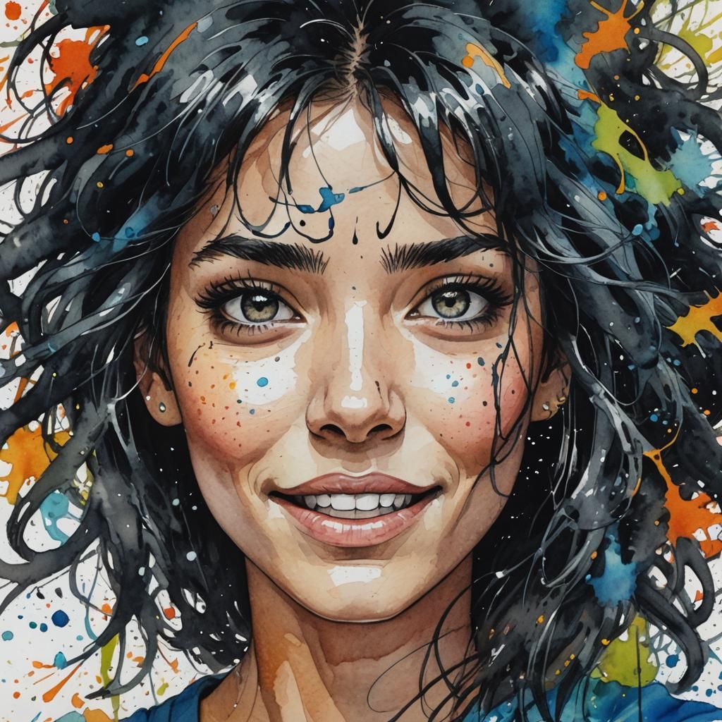 Beautiful Woman ........Happy Expression