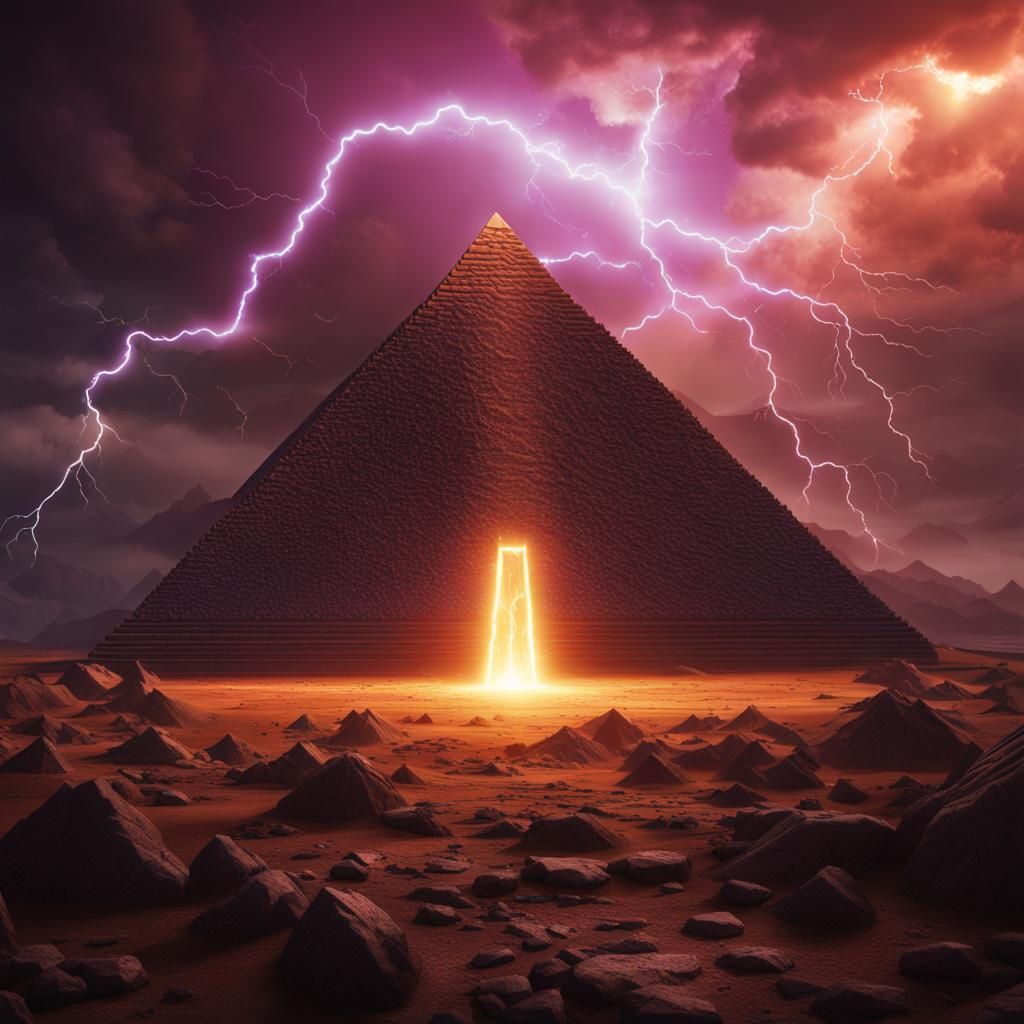 Mars Pyramid - AI Generated Artwork - NightCafe Creator