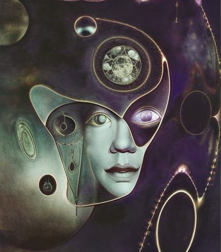 Surreal Astral Projection in Translucent Venetian Glass