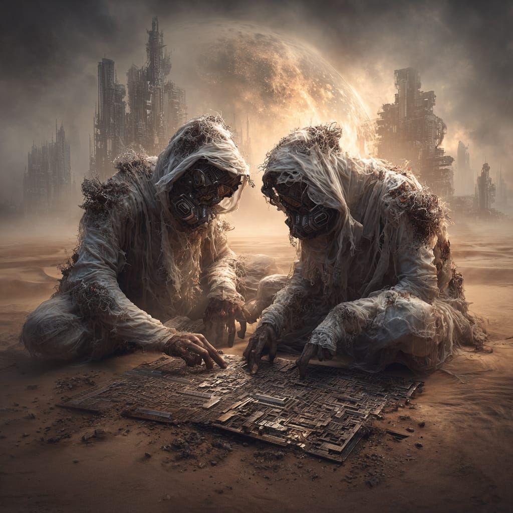 postapocalyptic hologram