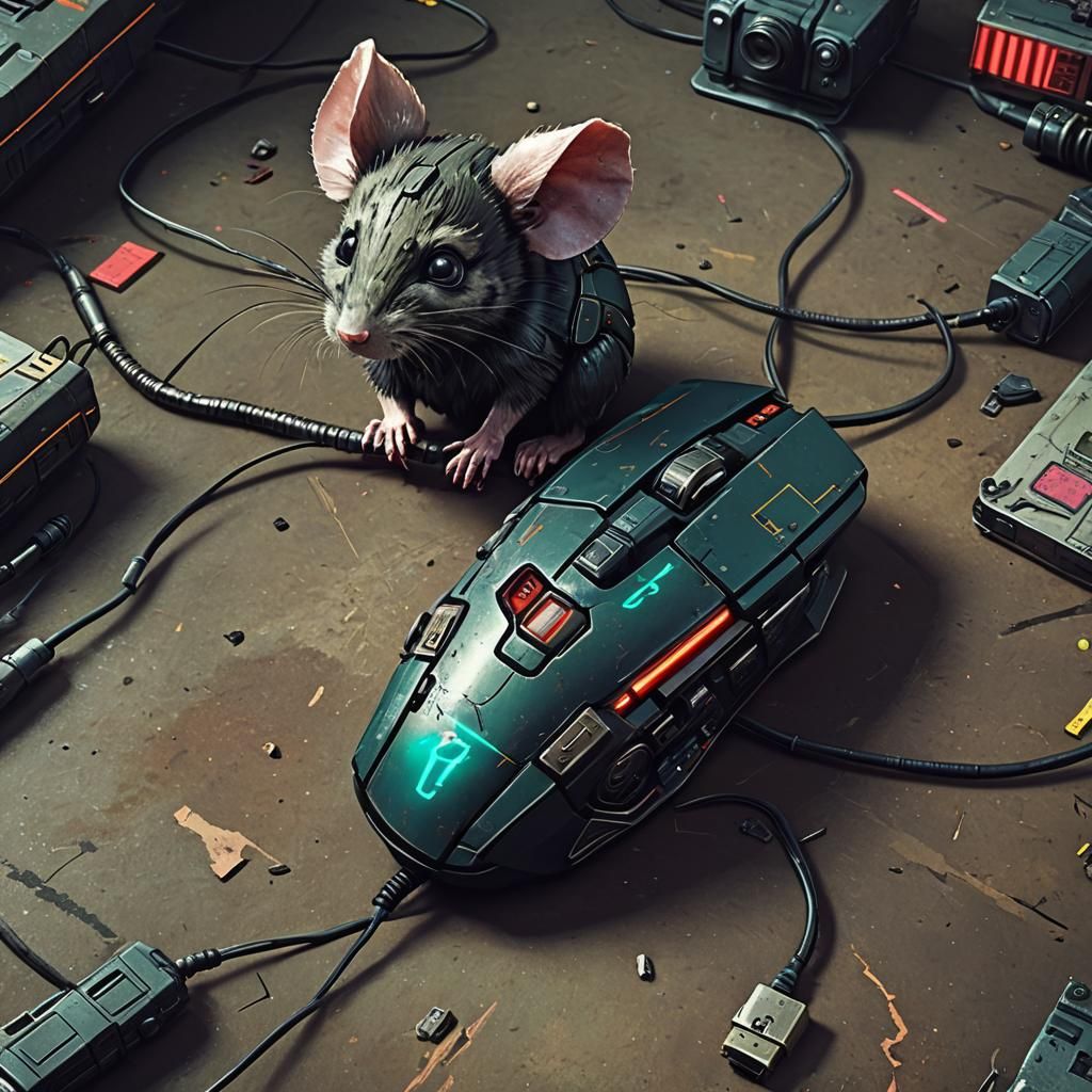 Wasteland cyber mouse