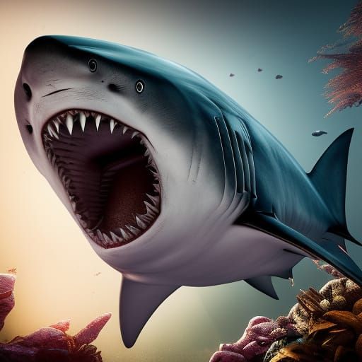 King shark - AI Generated Artwork - NightCafe Creator