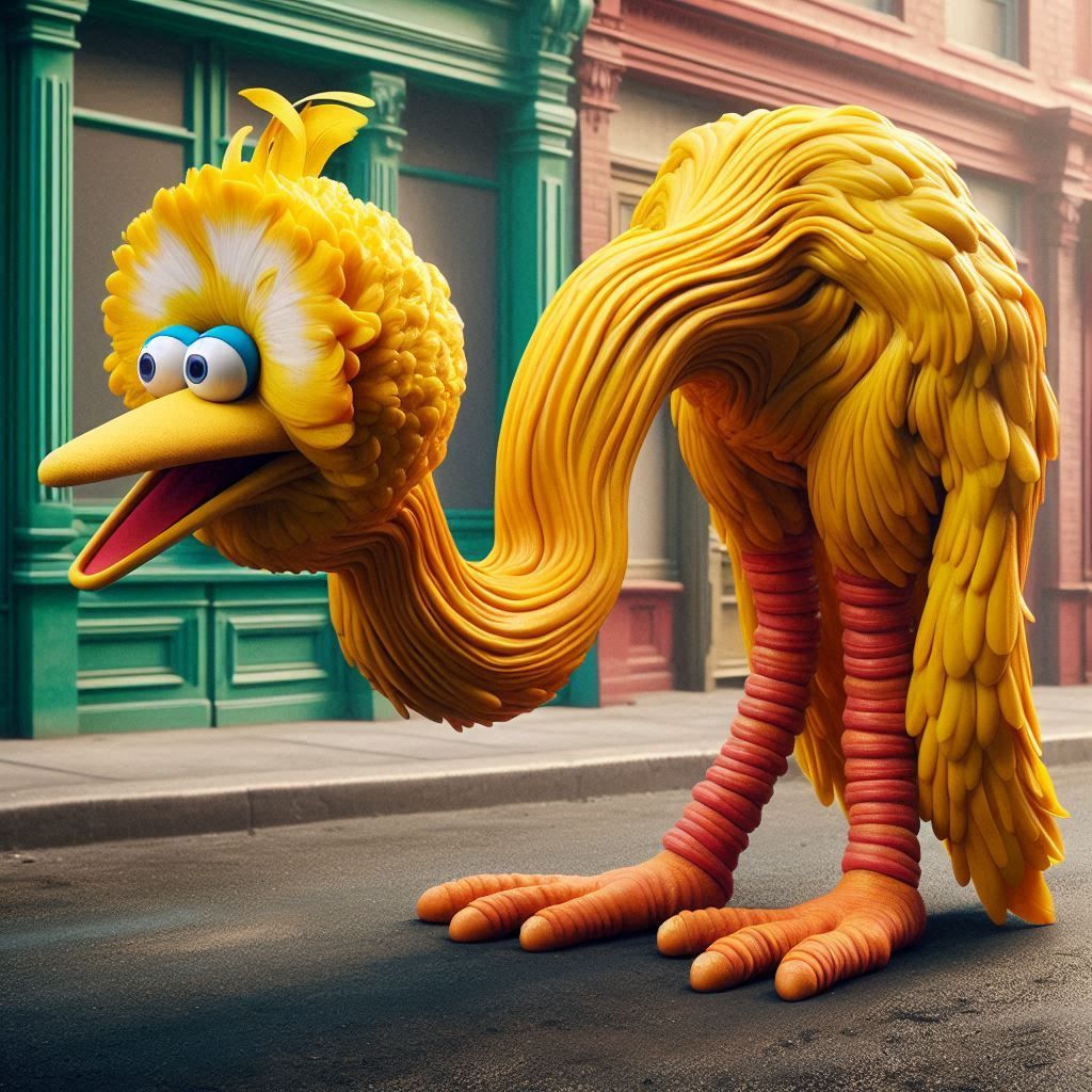 Stretch Big Bird