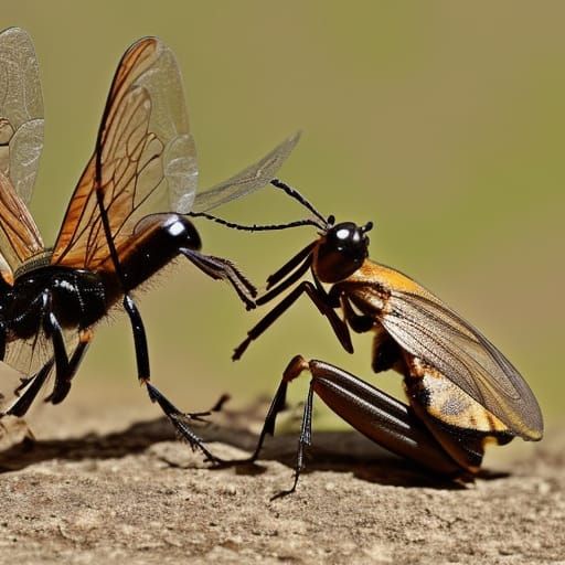 insects being nice to other insects