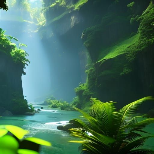Rainforest river